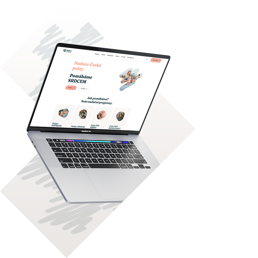 Nadace České pošty: web, který usnadňuje darování